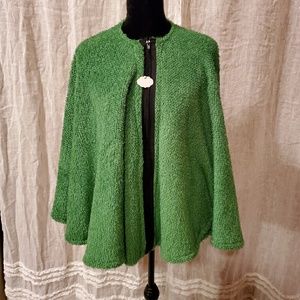 GREEN SHAWL VERY NICE!!